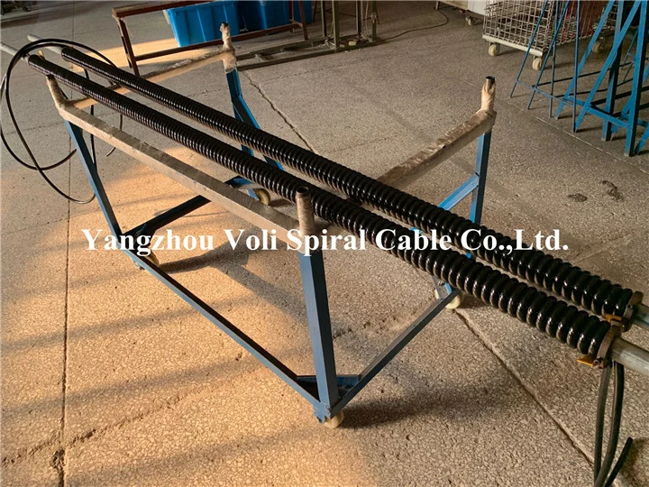 Spiral Cable Manufacturer Spring Wire Factory Customization Coiled Cable Wire