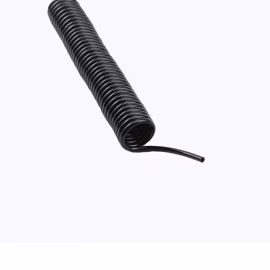 Câble électronique en cuivre étain multi-cœurs PUR Spiral 24 AWG