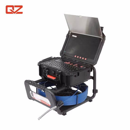 Enrouleur de câble de 50 m avec caméra de plomberie de 12,8 mm pour canalisations commerciales et résidentielles